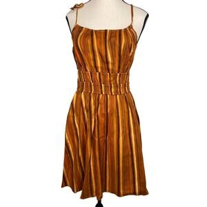 Shore Linen Striped Sundress